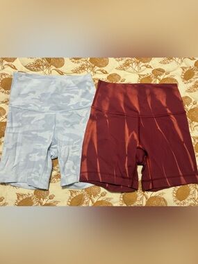 Lululemon size 4 biker shorts